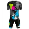 Gym Clothing 2021 Men's Pro Team Racing Triathlon Suit Bicycle Skinsuit Jumpsuits Short Sleeve Tri Cycling Aero
