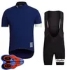 RAPHA Team Bike Cycling Pantaloncini con bretelle in jersey manica corta Set Summer Quick Dry Mens MTB Bicicletta Uniforme Kit da corsa Outdoor Sportwear S21040637