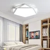 Plafonniers noir/blanc forme géométrique LED pour salon chambre à manger lampe moderne luminaires d'intérieur