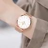 Japon Quartz Mouvement Montres Pour Femmes WWOOR Luxe Étanche En Acier Inoxydable Rose Or Dames Montre-Bracelet Reloj Mujer 210527