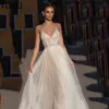 Himmel Blau Meerjungfrau Prom Kleider Rüschen Perlen Elegante Sweep Zug Abendkleider Robe de Soiree Formale Cocktail Party Kleid 2021