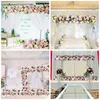 Festa decoração 2m casamento fundo quadro arco prateleira decorativa flor estande quadrado personalizado