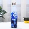 Water Bottle Landscape Portable Outdoor Hiking Camping Sports Stainless Steel School Office Insulation