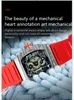 2021 novo relógio masculino de alta qualidade silicone cabeça fantasma esqueleto relógios crânio esportes quartzo oco relógios pulso252x