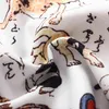 Поло блузки осень с длинным рукавом мультфильм животных печать рубашки женские женские блузка и вершины 7620 50 210417