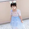 Girls Princess Dress Sukienka do dziewczynki cekin sukienki Kids Summer Costume for Girls Casual Style 210412