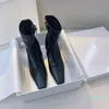 elastic boots fashion shoes the foot feels comfortable imported leather base bottoms with high 8 cm size 35 to 40 yards