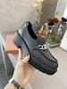 Black Leather formal shoes 2-color pgraded casual sho es women's leather spring and autumn 2021 designer oversized shape design 35-41