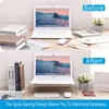 Acrylic Monitor Stand Clear Desktop Computer Monitor Holder Laptop Riser for Keyboard Storage MultiMedia Printer TV Screen7347004