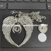 Noosa parçaları Anahtar Kolye Lover Charms Kolye DIY Takı 18mm Snap Düğmeleri ve Yüceltme Alüminyum Sayfası 8008913