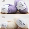 1PC 25g/Ball Mohair Cashmere Yarn Baby Shawl Knitted Thread Silk Soft Wholesale Crochet Sweater Knitting Silk Wool Y211129