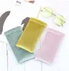 3 lunettes de soleil de couleur unie sac polaire multi-lunettes de protection couverture souple Portable conteneur étui Durable lunettes sac