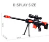 Barrett Soft Plastic Bullet Toy Gun Sniper Rifle Guns Blaster Military Toys Model For Gifts Children Outdoor Game Props