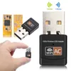 Adaptador Wi -Fi USB20 600Mbps Banda dupla 58GHz Antena USB Ethernet PC WiFi Adaptador LAN WiFi Dongle sem fio AC WiFi Receiver3979661