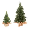 Decorazioni natalizie Mini albero leggero Fai da te Po Prop per decorazioni per la casa Anno Natale Festival Miniatura 20/30 cm
