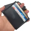 Tout nouveau portefeuille de cartes de crédit de portefeuille pour hommes sac en cuir souple sac 7 slots pochettes minces portefeuilles masculins avec box8980472