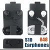 848D OEM Kvalitet i öron Wired 3.5mm Jack S10 Hörlurar hörlurar Örhuddar Mic Remote för Samsung S20 S10 S9 S8 Plus Not 8 9 10 EO-IG955