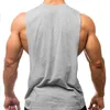 MuscleGuys Nieuwe Merk Kleding Bodybuilding Fitness Gyms Stringer Tank Top Mannen Muscle Vest Sportswear Katoen Undershirt 210421
