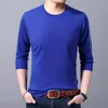 Men O-Neck Wool Sweater 2022 Spring Herfst Man gebreide lange mouw solide pullovers zachte kasjmier truien heren