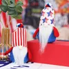 Décor à la maison chambre fête décoration Kawaii jour de l'indépendance américaine nain sans visage poupée décorations artisanat pour cadeau de vacances