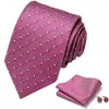 pink tie handkerchief set