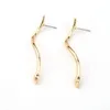 snake earrings gold