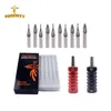 Kit de tatouage professionnel 2 mitrailleuses 20 encres de couleur alimentation Kits complets pistolets