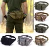 AIRSOFTA Utility Tactical Waist Pack Outdoor Bag Pouch Military Camping Hiking Waist Water Bottle Belt Bag Camouflage Waist Pack Q0721