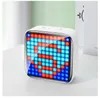 2023 Fashion Colorful Wireless Speaker RGB LED Light Compact Creative Bluetooth 5.0 Speaker Parties Rechargeable Pulse Night BT