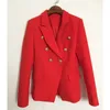 jaqueta de primavera vermelha feminina