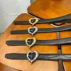 Belt for Woman Designer Heart-shaped Needle Buckle Design Man Womens Belts Genuine Cowhide 14 Color Top Quality