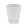 1.5oz昇華ショットガラスの曇り澄んだワイングラス熱伝達ウイスキービールカップの弾丸DIYマグカップ