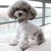 Puppy T-shirt Thin Section Pet Cotton Cute Lace Long Sleeve Pullover Bottoming Shirt Teddy Clothing Bichon Poodle Dog Clothes XS 211106