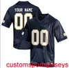 Gestikte heren vrouwen jeugd Notre Dame # 4 Kevin Austin Jr. Jersey Navy NCAA Custom Any Name Number XS-5XL 6XL