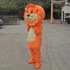 Adult Size Cute Lion Mascot Costume Halloween Christmas Fancy Party Dress Cartoon Character Suit Carnival Unisex Adults Outfit