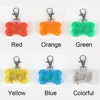 LED Pet Pendant Tag lighting lamp Light Dogs Puppy Pets Accessories PendantS flashing Keychain Flash Dog Tags