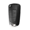 2 knappen Flip Folding Car Key Cover Fob Case Shell Styling för Vauxhall Opel Astra H Corsa d Vectra C Zafira Astra Vectra Signum