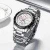 Chenxi Luksusowa Marka Męska Zegarek Biznes Ze Stali Nierdzewnej Kalendarz Zegarek Mody Big Dial Quartz Mężczyzna Zegar Sport Watch Mężczyźni Q0524