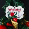 Grinch Kwarantanna Favor Christmas Ornament Xmas Wiszące Ornamenty Personalizuj do Drzewa Wystrój Noszenie Maska Designer