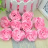 Mini fleurs artificielles têtes de Roses en soie pour la décoration de mariage fête faux Scrapbooking couronne florale accessoires pour la maison Y0630