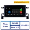 7 "4-Core Android GPS-navigationsbil DVD-radiosspelare med FM WIFI för 2005-2015 Suzuki Grand Vitara Support Bluetooth TPMS DVR