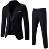 2021 плюс размер мужских костюмов Blazer Slim Business формальное платье Жилет жених мужчина костюм изысканный проездной офис набор тонкий Blazer X0909