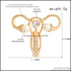 핀 브로치 쥬얼리 골든 시어 자궁 진주 특별 에나멜 만화 브로치 선물 크리 에이 티브 편지 옷깃 데님 배지 핀 여자 드롭 배달