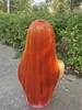 Long Straight Synthetic Wig Simulation Human Remy Hair Wigs perruques de cheveux humains in 9 Colors G58