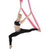 Ny 7 * 2,8m Aerial Yoga Hammock Anti-Gravity Yoga Swing Yoga Belt för Body Building Pilates Workout Fitness Suit för tak 4,2m Q0219