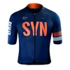 Biehler Men Cykling Team Jersey Toppar Sommar Bike Kläder MTB Road Sportkläder Kortärmad Cykelskjorta Hombre Racing Sets