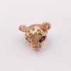 925 Sterling Silver Christmas jewelry making pandora ROSE LIONESS DIY charm women's gold bracelet couples gifts for women chain beads mens necklace bangle 788024CZM