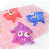 Toy Creative Fancy TPR Squeeze vent ball big eye crab pinch music stress relief7543958