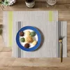 Estilo Europeu Placemat PVC Tapetes de mesa não-deslizamento à prova d 'água descartável térmico copos domésticos restaurante suprimentos DHL frete grátis