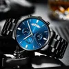 Mens Watch CRRJU Aço Inoxidável Moda Relógio de Relógio de Relógio para Homens Top Marca Data de Luxo Quartz Relógios Militares 3ATM Relogio Masculino 210517